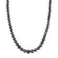 18K Yellow Gold Magnetic Lock Tahitian Cultured Pearl Statement Necklace 18 Inches - Sticky add to cart bar