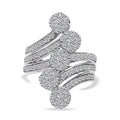 Lab Grown Diamond F-G VS Ring in Platinum Over Sterling Silver (Size 8.0) 2.00 ctw - Sticky add to cart bar