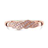 Natural Pink Diamond (I3) Ring in Vermeil RG Over Sterling Silver (Size 10.0) 0.15 ctw
