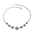 TLV Bali Legacy Sterling Silver Toggle Clasp Oval Necklace (20 Inches) (29.70 g) - Sticky add to cart bar