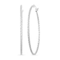 Sterling Silver 40mm Earrings (2.20 g) - Sticky add to cart bar