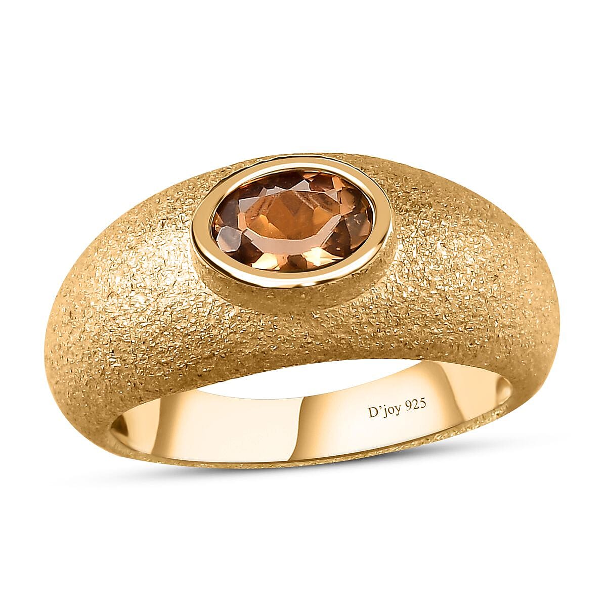 Premium Multi-Tourmaline Ring in Vermeil YG Over Sterling Silver (6.50 In)