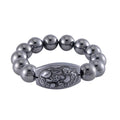 Terahertz Pixiu Carved and Beaded Stretch Bracelet 175.00 ctw - Sticky add to cart bar