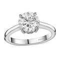 950 Platinum Moissanite (Rnd 8mm) Solitaire Ring (Size 10.0) (4 g) 1.75 ctw - Sticky add to cart bar