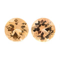 AAAA Imperial Topaz Set of 2 (Rnd 5 mm) 1.00 ctw - Sticky add to cart bar