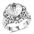 Bali Legacy Sterling Silver Floral Ring (Size 10.0) (8 g) - Sticky add to cart bar