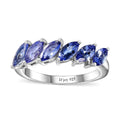 Tanzanite Ring in Platinum Over Sterling Silver (Size 10.0) 1.85 ctw - Sticky add to cart bar