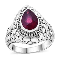 Bali Legacy Niassa Ruby (FF) Ring in Sterling Silver (Size 10.0) 4.75 ctw