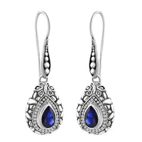 Bali Legacy Niassa Ruby (FF) Earrings in Sterling Silver 2.60 ctw