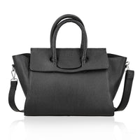 "100% Genuine leather Shoulder bag Size: 12.5(L) X 6.5 (W) 10(H) INCH Size: Black"