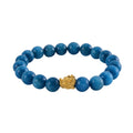 JCK Deal 24K Yellow Gold AAA Malgache Neon Apatite Beaded Dragon Stretch Bracelet 149.65 ctw - Sticky add to cart bar