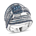 TLV Diamond Ring in Platinum Over Sterling Silver (Size 10.0) 2.00 ctw - Sticky add to cart bar