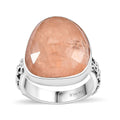 Artisan Crafted Marropino Morganite Ring in Sterling Silver (Size 10.0) 11.10 ctw - Sticky add to cart bar