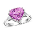 Certified & Appraised Rhapsody 950 Platinum AAAA Patroke Kunzite, Diamond (E-F, VS) Ring (Size 10.0) (8.30 g) 7.50 ctw - Sticky add to cart bar