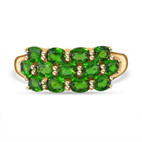 Chrome Diopside Ring in Vermeil YG Over Sterling Silver (Size 10.0) 2.50 ctw