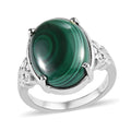 Malagasy Labradorite Solitaire Ring in Stainless Steel (Size 10.0) 10.00 ctw - Sticky add to cart bar
