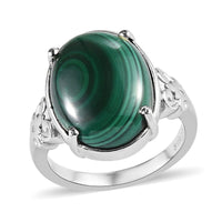 Malagasy Labradorite Solitaire Ring in Stainless Steel (Size 10.0) 10.00 ctw