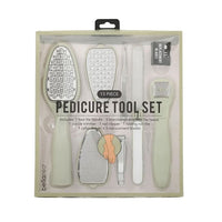 BellaPro 13 Piece Pedicure Set in Sage Green Color