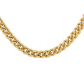 14K Yellow Gold Over Sterling Silver Flat Curb Chain Necklace 24 Inches 14.60 Grams - Sticky add to cart bar