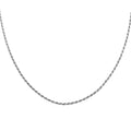 Sterling Silver Rope Chain Necklace 60 Inches 10.8 Grams - Sticky add to cart bar