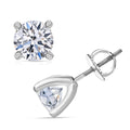Luxuriant Lab Grown Diamond G VS 3.00 ctw Solitaire Stud Earrings - Sticky add to cart bar
