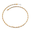 Bali Legacy Borobudur 4x2.5mm Necklace in 22K Vermeil YG and Sterling Silver 38.54 Grams 20 Inches - Sticky add to cart bar