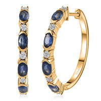 Tsavorite Garnet and Moissanite Earrings in Vermeil Yellow Gold Over Sterling Silver 2.50 ctw (Del. in 10-12 Days)