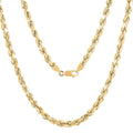6mm Rope Chain Necklace in 10K Yellow Gold 13.40 Grams 26 Inches - Sticky add to cart bar