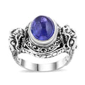 Bali Legacy Tanzanite Dragon Ring in Sterling Silver (Size 8.0) 4.80 ctw - Sticky add to cart bar