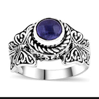 Bali Legacy Tanzanite Butterfly Ring in Sterling Silver 1.80 ctw