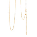 14K Yellow Gold Over Sterling Silver Link Chain Necklace 18-24 Inches 2.20 Grams - Sticky add to cart bar