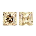 Princess Cut AAAA Turkizite Set of 2 (Sqr 7 mm) 4.00 ctw - Sticky add to cart bar