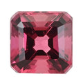 Asscher Cut AAAA Ouro Fino Rubellite (Oct 6 mm) 1.20 ctw - Sticky add to cart bar