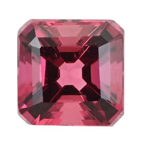 Asscher Cut AAAA Ouro Fino Rubellite (Oct 6 mm) 1.20 ctw