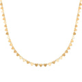 Italian Heart Elements Necklace in 10K Yellow Gold 2.75 Grams 20 Inches - Sticky add to cart bar
