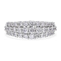 Lab Grown Diamond (G-H, SI) Ring in Platinum Over Sterling Silver (Size 10.0) 1.50 ctw - Sticky add to cart bar