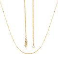Italian Diamond-Cut Sunburst Chain in 10K Yellow Gold 0.90 Grams 20 Inches - Sticky add to cart bar