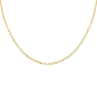 Italian Double Singapore Necklace in 10K Yellow Gold 1.82 Grams 20 Inches
