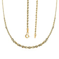 Italian Graduated Rope Radiance Necklace in 10K Yellow Gold 3.75 Grams 20 Inches - Sticky add to cart bar