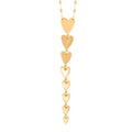 Cuore Scalare Italian 10K Yellow Gold Graduated Necklace 18-20 Inches 1.90 Grams - Sticky add to cart bar