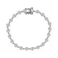 Moissanite Bracelet in Platinum Over Sterling Silver (6.50 In) 2.35 ctw - Sticky add to cart bar