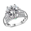 Moissanite & Kagem Zambian Emerald