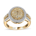 Luxoro 10K Yellow Gold Natural Yellow and White Diamond (I3) Ring (Size 10.0) (4.45 g) 1.00 ctw - Sticky add to cart bar