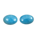 AAA Larimar Set of 2 (Ovl 6x4 mm) 0.93 ctw Loose Gemstone - Sticky add to cart bar