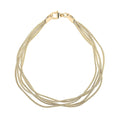 Mare Italian 10K Yellow Gold Bracelet (7.50 In) 2.40 Grams - Sticky add to cart bar