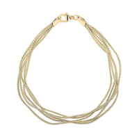 Mare Italian 10K Yellow Gold Bracelet (7.50 In) 2.40 Grams
