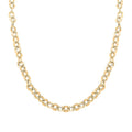 Piccolo Specchio Rolo Italian 10K Yellow Gold Chain Necklace 18 Inches 7.30 Grams - Sticky add to cart bar