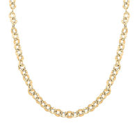 Piccolo Specchio Rolo Italian 10K Yellow Gold Chain Necklace 18 Inches 7.30 Grams