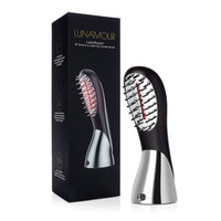 Luna'Mour LaserBoost+ Advanced RF + Sonic Vibration + Low Level Laser Hair-Growth Brush
