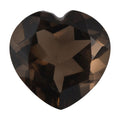 Brazilian Smoky Quartz (Hrt 12 mm) 4.45 ctw Loose Gemstone - Sticky add to cart bar